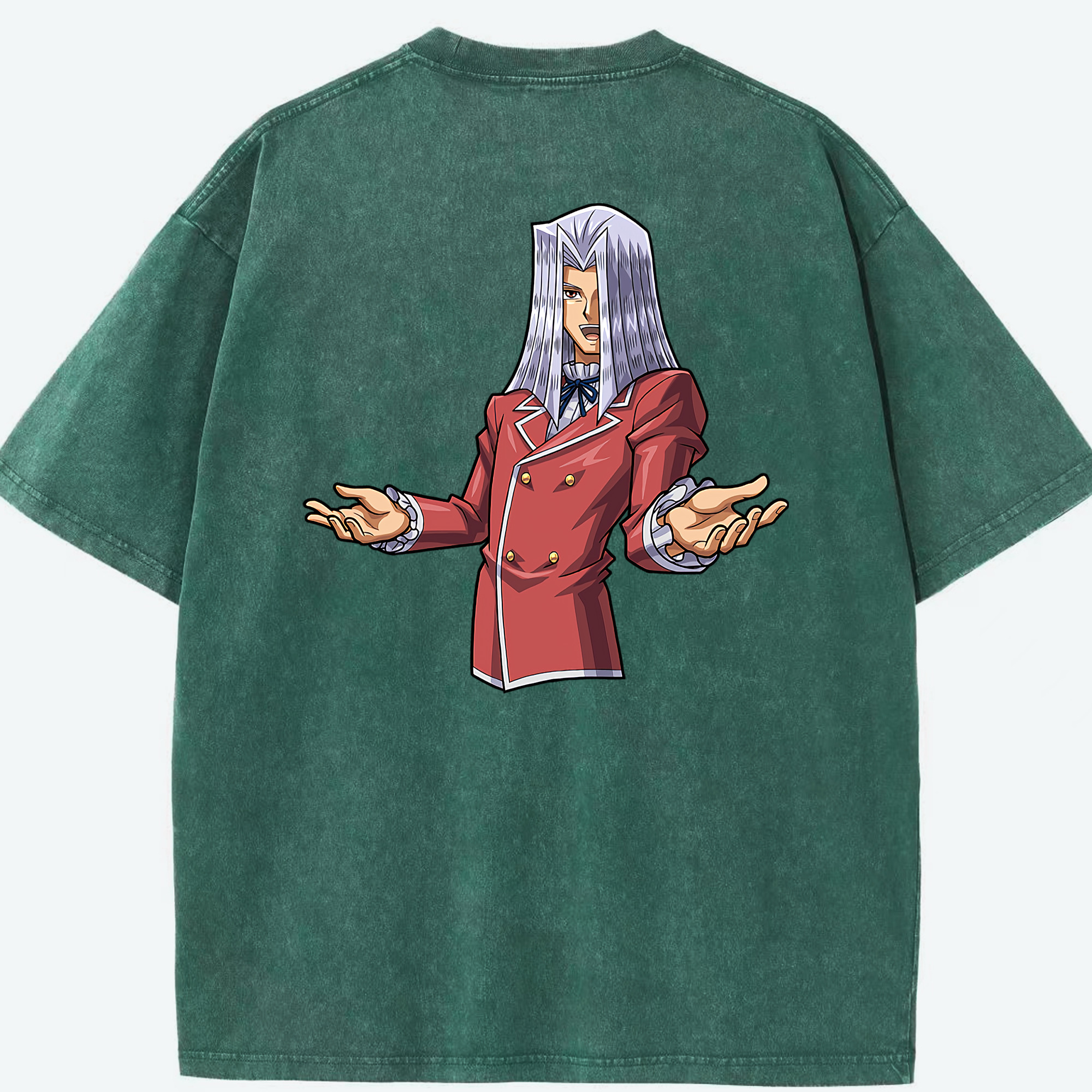 （画像用） 遊☆戯☆王 Yu-Gi-Oh! 綿100% ヴィンテージ風 半袖Tシャツ（背面プリント）